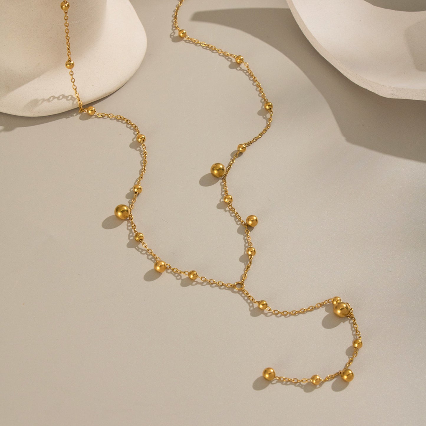 MONOZO pendant necklace chain for women girls Love anti tarnish stainless steel 18k gold plated stylish Neck Chain | Modern Design | Gift Valentine Accessories