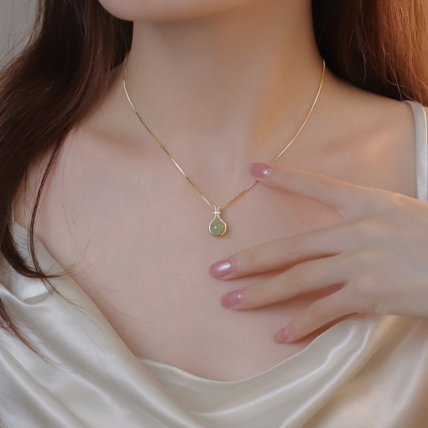 MONOZO pendant necklace chain for women girls Love anti tarnish stainless steel 18k gold plated stylish Neck Chain