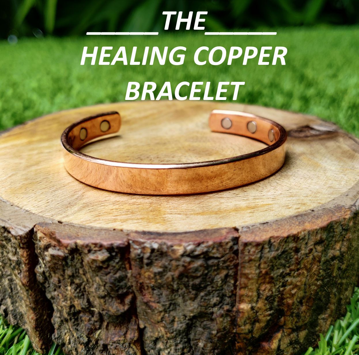 Magnetic Copper Bracelet|Copper Cuff Bracelet|Copper Bracelet for Men and Women| 6 Magnets