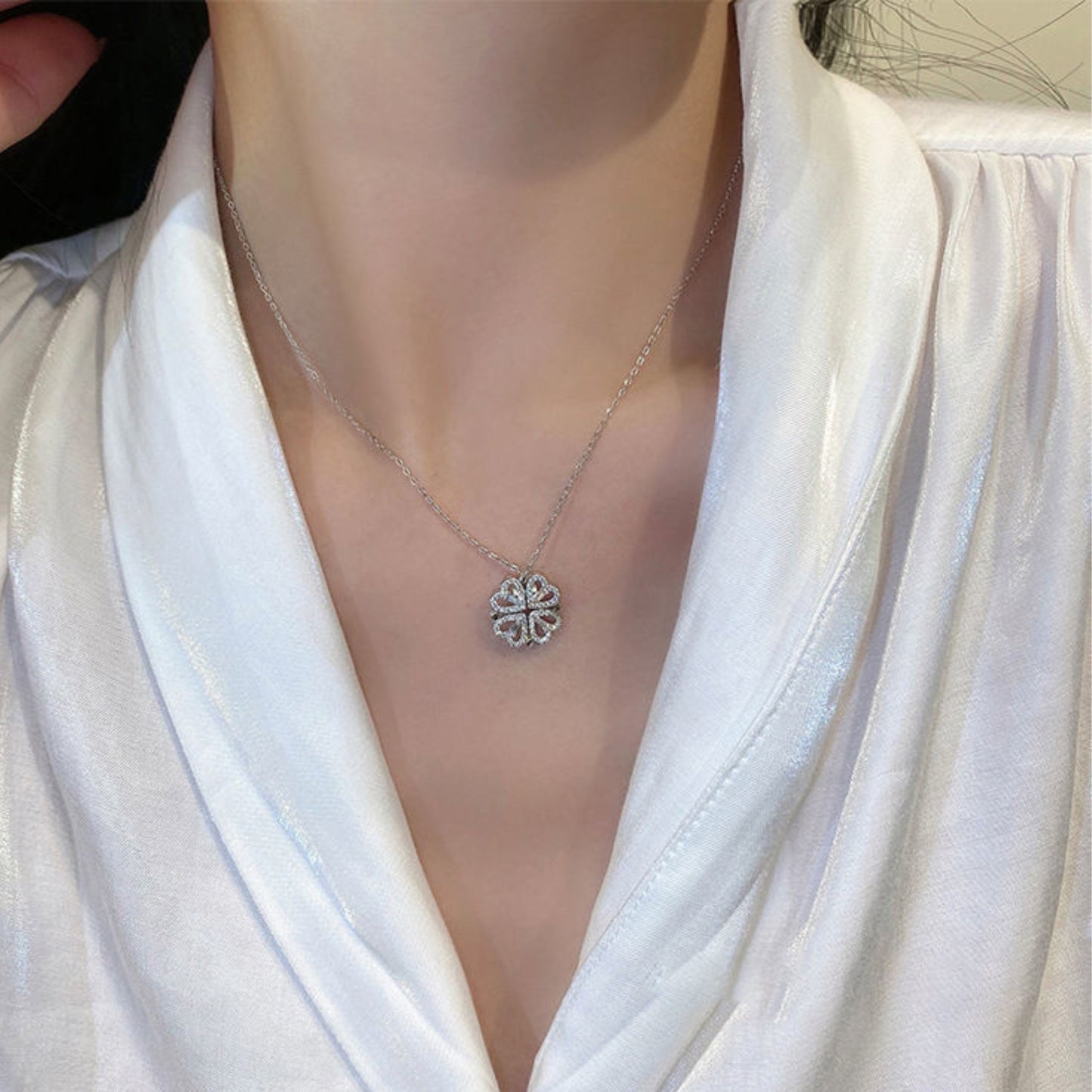 MONOZO pendant necklace chain for women girls Love anti tarnish stainless steel 18k gold plated stylish Neck Chain