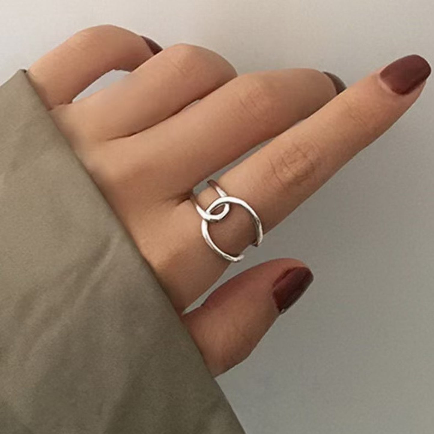 MONOZO 18k Gold plated Ring for Women | Anti Tarnish Stainless Steel Adjustable Finger Ring for Girls | High Quality non faded Ring | Girl Fashion Jewellery