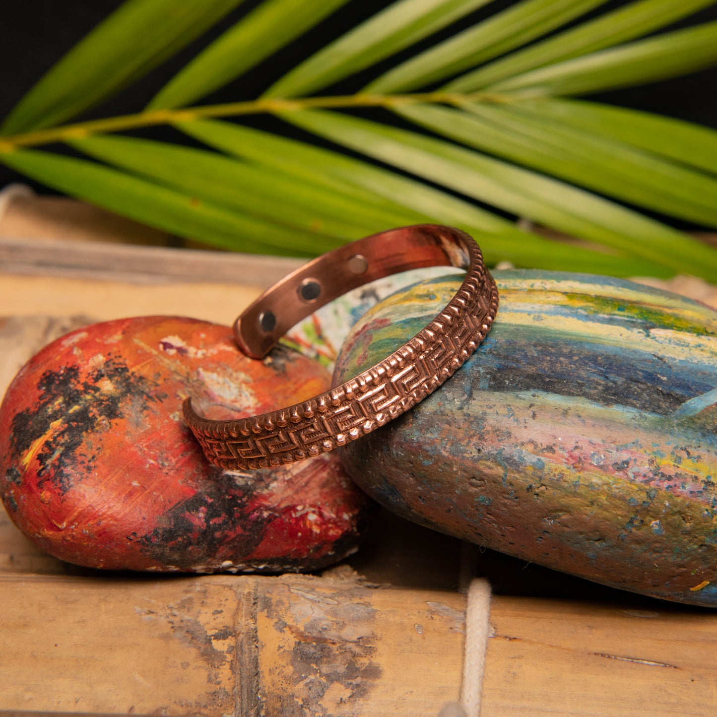 Copper Bracelet Women|Magnetic Copper Bracelet|Copper Cuff Bracelet|Copper Bracelet for Men and Women| 6 Magnet Pattern Design