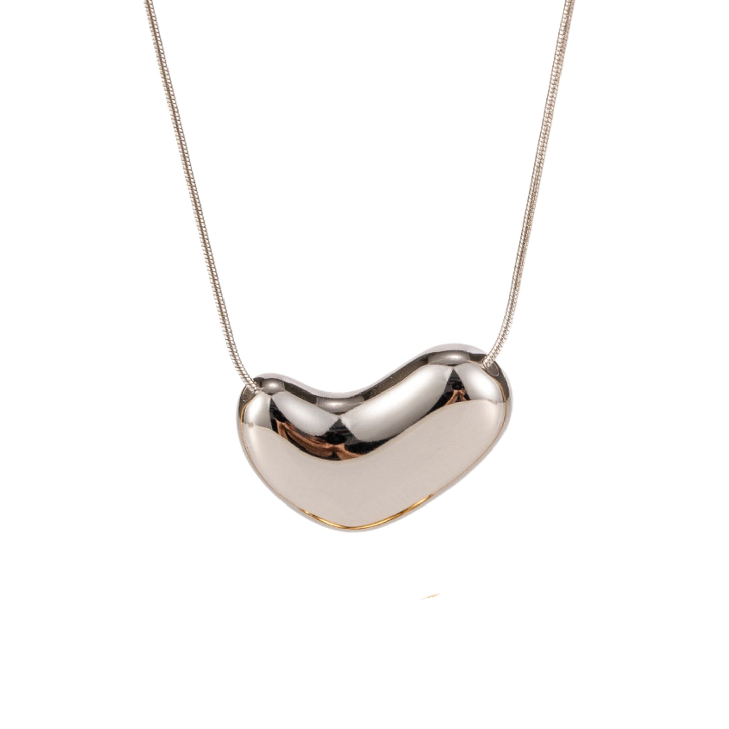MONOZO pendant necklace chain for women girls Love anti tarnish stainless steel 18k gold plated stylish Neck Chain