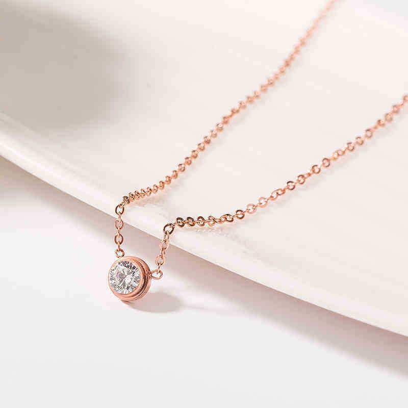 MONOZO pendant necklace chain for women girls Love anti tarnish stainless steel 18k gold plated stylish Neck Chain