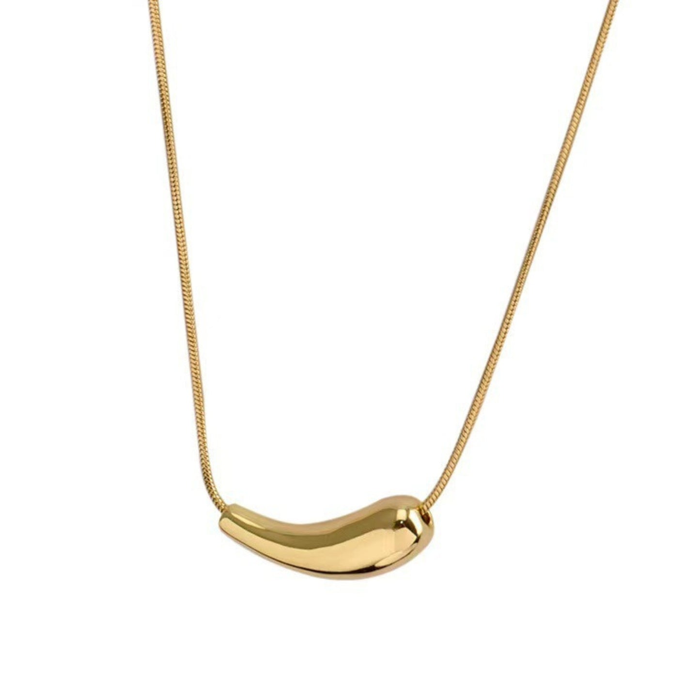 MONOZO pendant necklace chain for women girls Love anti tarnish stainless steel 18k gold plated stylish Neck Chain | Modern Design | Birthday Anniversary Gift Valentine Accessories