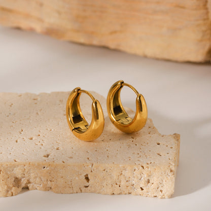 Minimalist Huggie Hoops