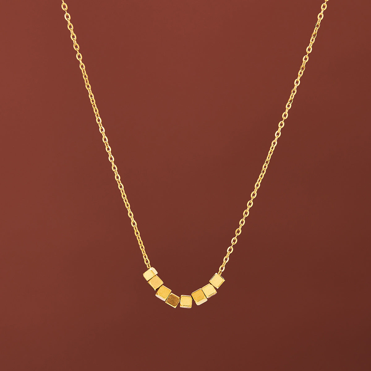 MONOZO pendant necklace chain for women girls Love anti tarnish stainless steel 18k gold plated stylish Neck Chain | Modern Design | Birthday Anniversary Gift Valentine Accessories