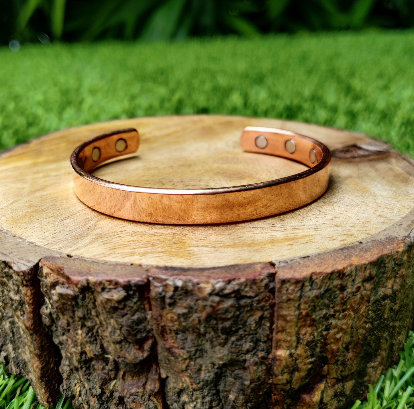 Magnetic Copper Bracelet|Copper Cuff Bracelet|Copper Bracelet for Men and Women| 6 Magnets