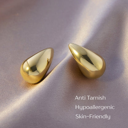 Tear Drop Stud Earring