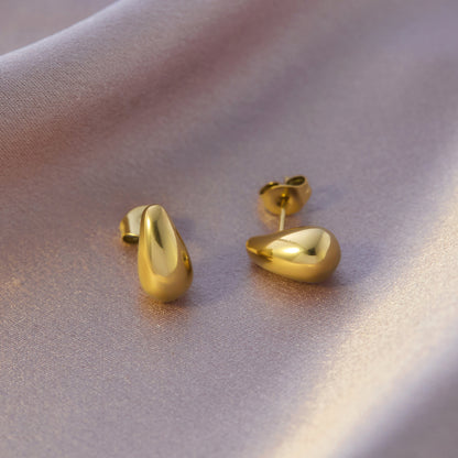 Tear Drop Stud Earring