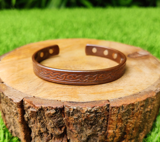 Engraved Copper Kada 10 magnets