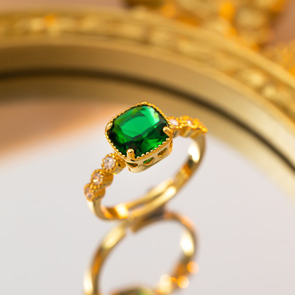 Emerald Diamond Ring