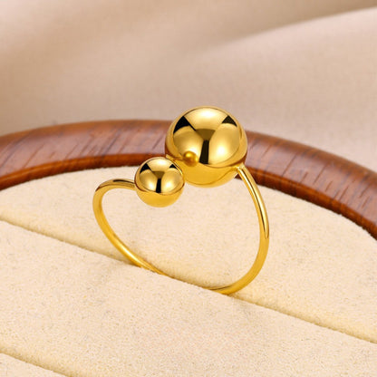 Premium Minimal Ball Ring (Gold/Silver)