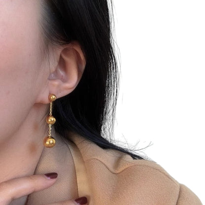 Bead Wire Dangle Drop Earring