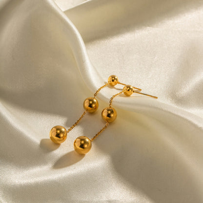 Bead Wire Dangle Drop Earring