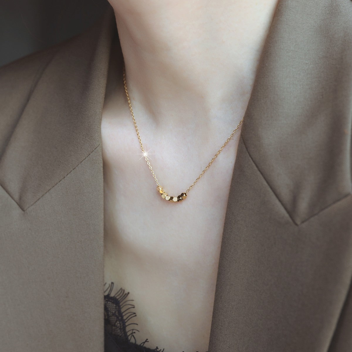 MONOZO pendant necklace chain for women girls Love anti tarnish stainless steel 18k gold plated stylish Neck Chain | Modern Design | Birthday Anniversary Gift Valentine Accessories