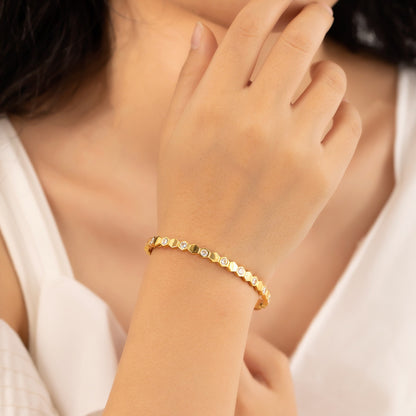 Hexagon Diamond Bracelet