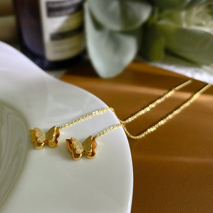 Butterfly Threader Earring