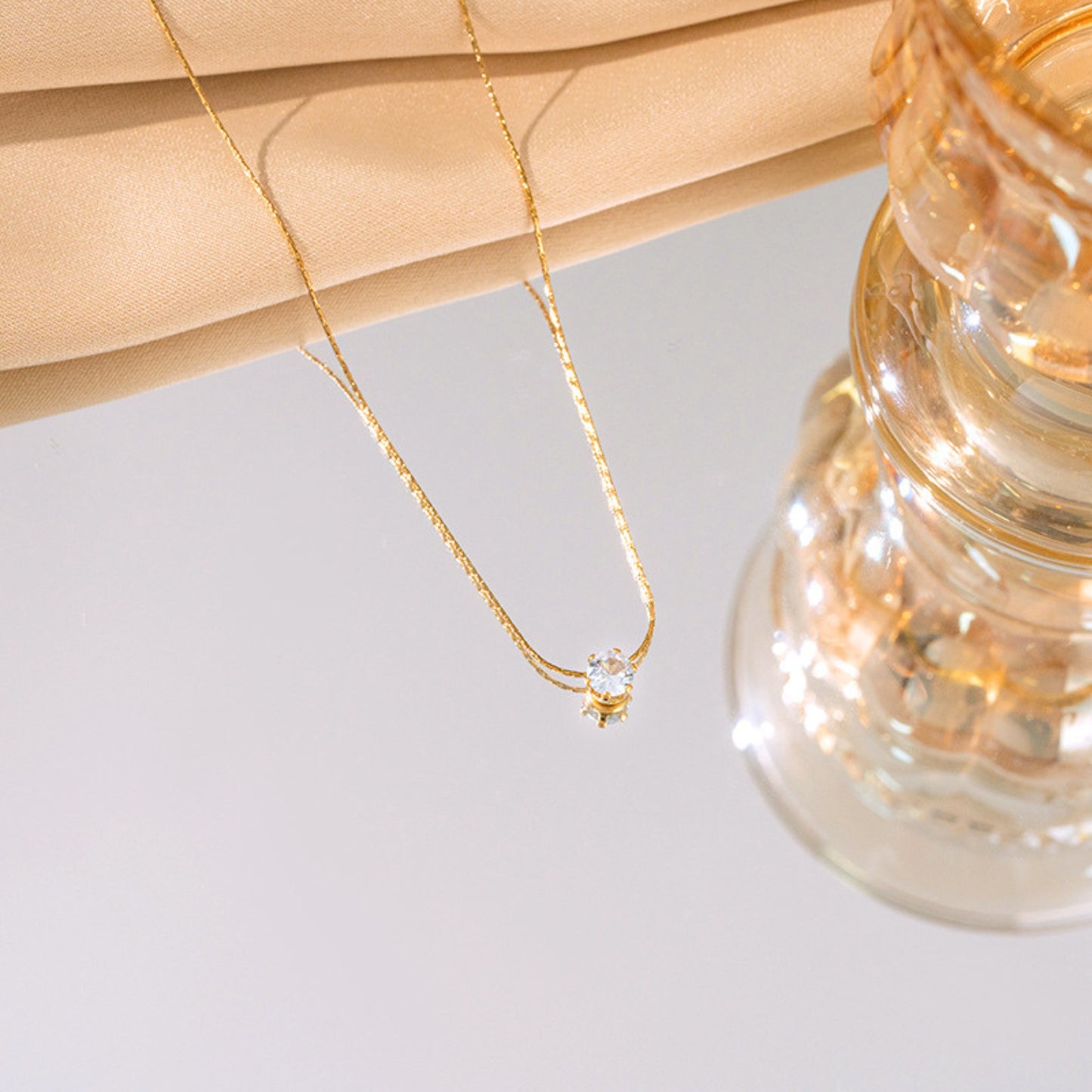 Diamond Solitaire Necklace