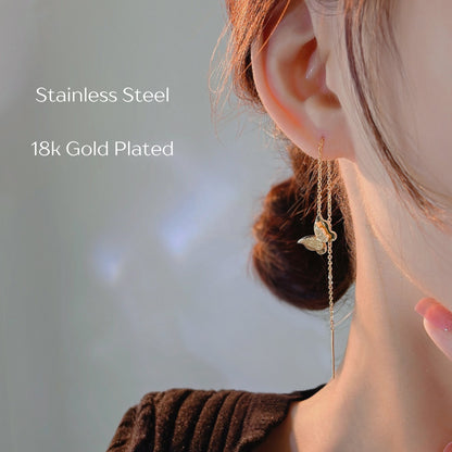 Butterfly Threader Earring