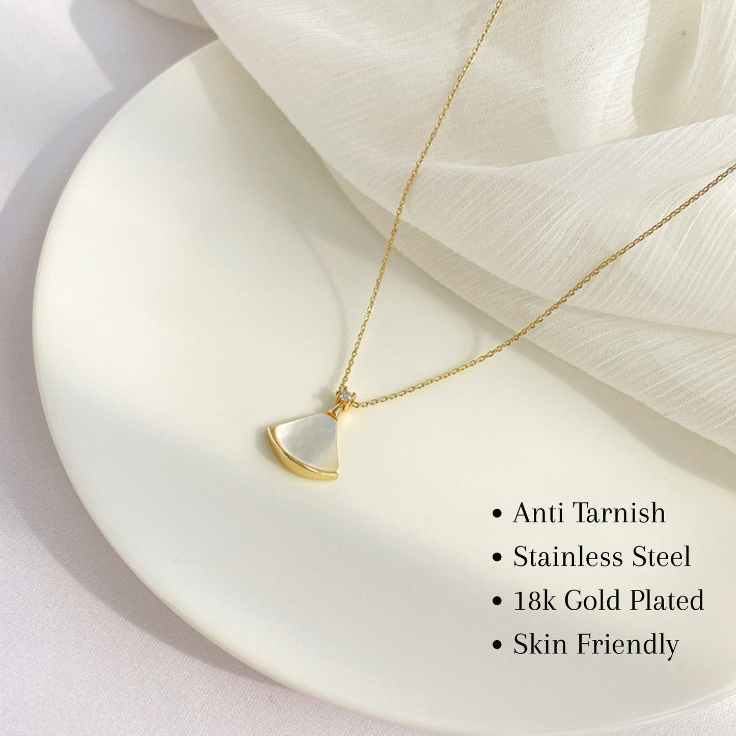 MONOZO pendant necklace chain for women girls Love anti tarnish stainless steel 18k gold plated stylish Neck Chain | Modern Design | Birthday Anniversary Gift Valentine Accessories