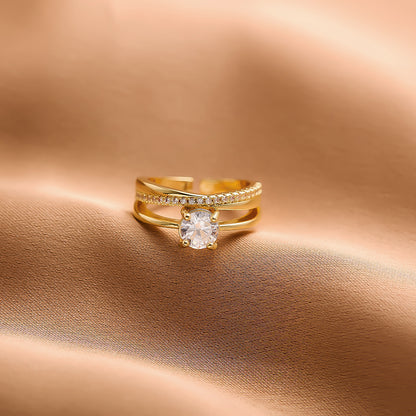 Diamond Stone Ring