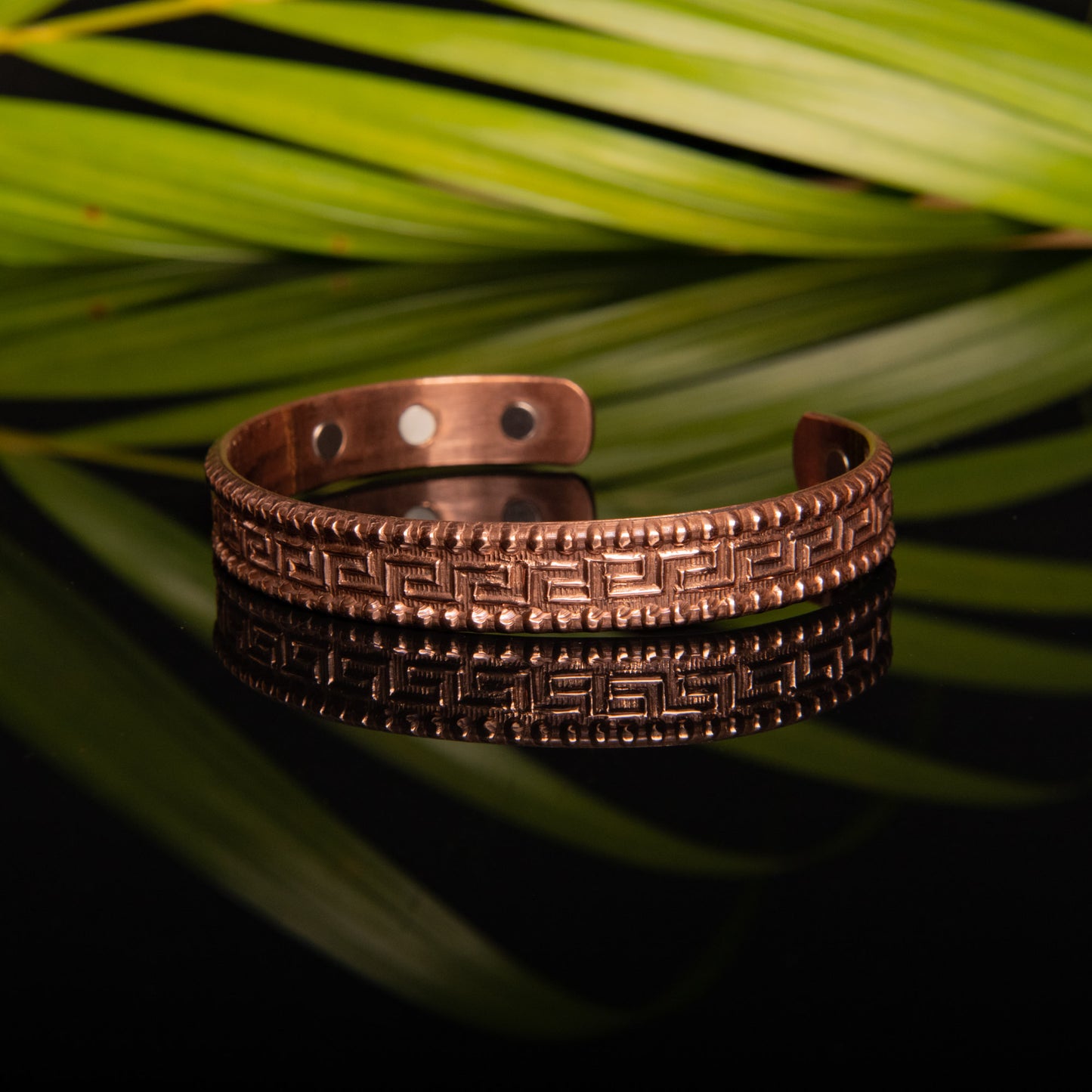 Copper Bracelet Women|Magnetic Copper Bracelet|Copper Cuff Bracelet|Copper Bracelet for Men and Women| 6 Magnet Pattern Design