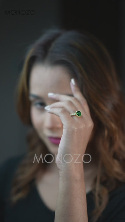 Emerald Diamond Ring