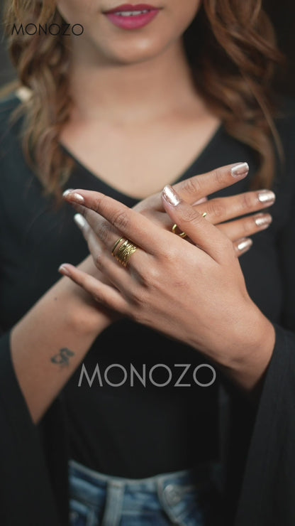 Multi Layer Designer Ring